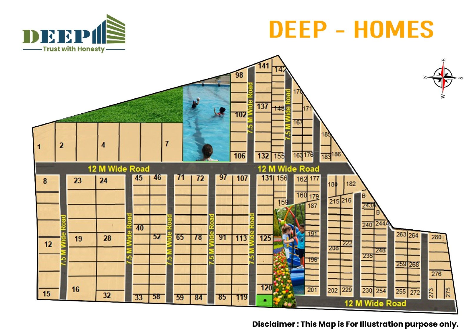 Deep Home Site Plan