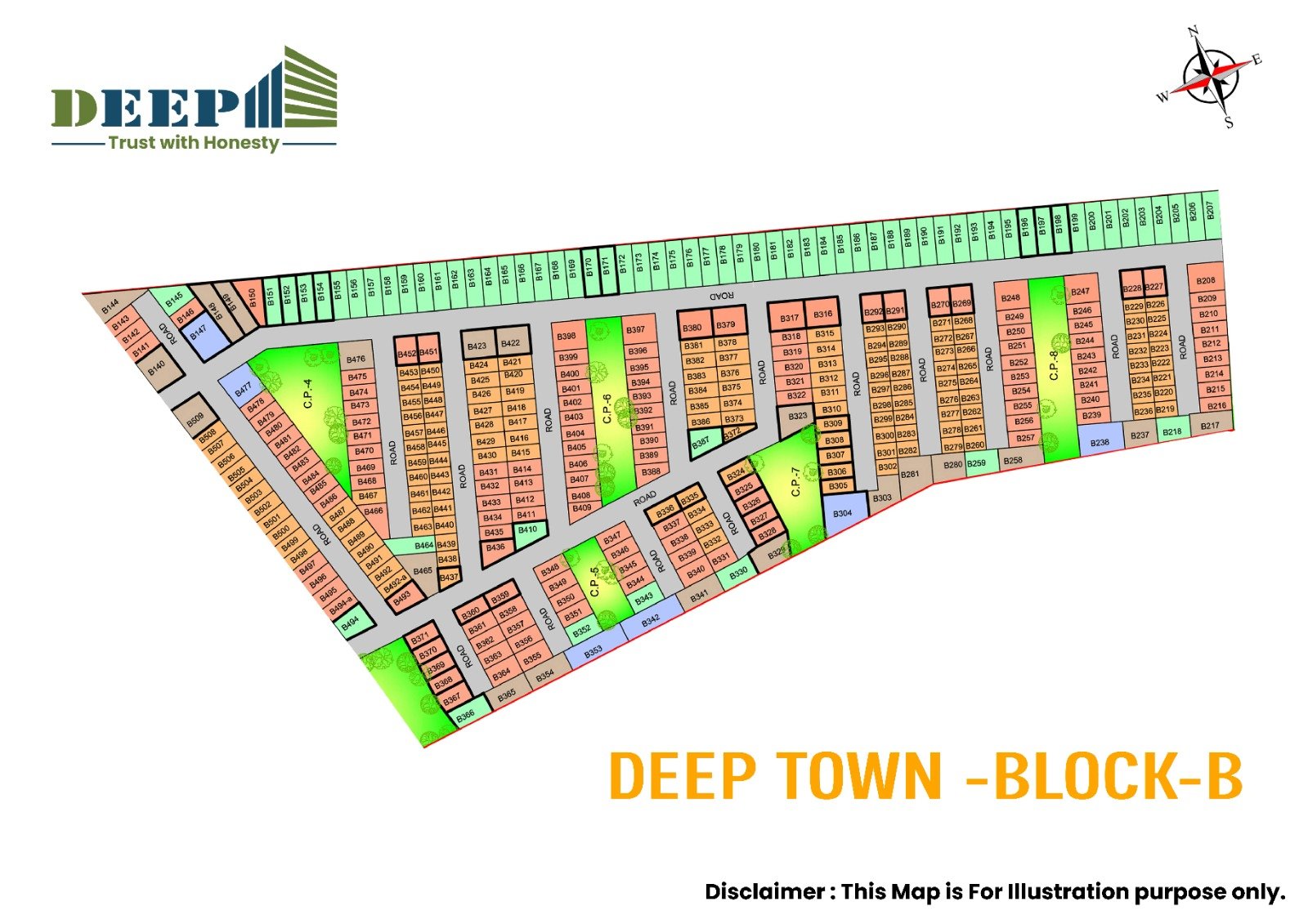 Deep Town Site Plan